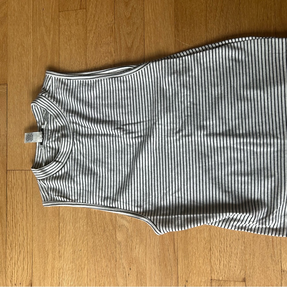 Forever 21 Black and White Striped Top